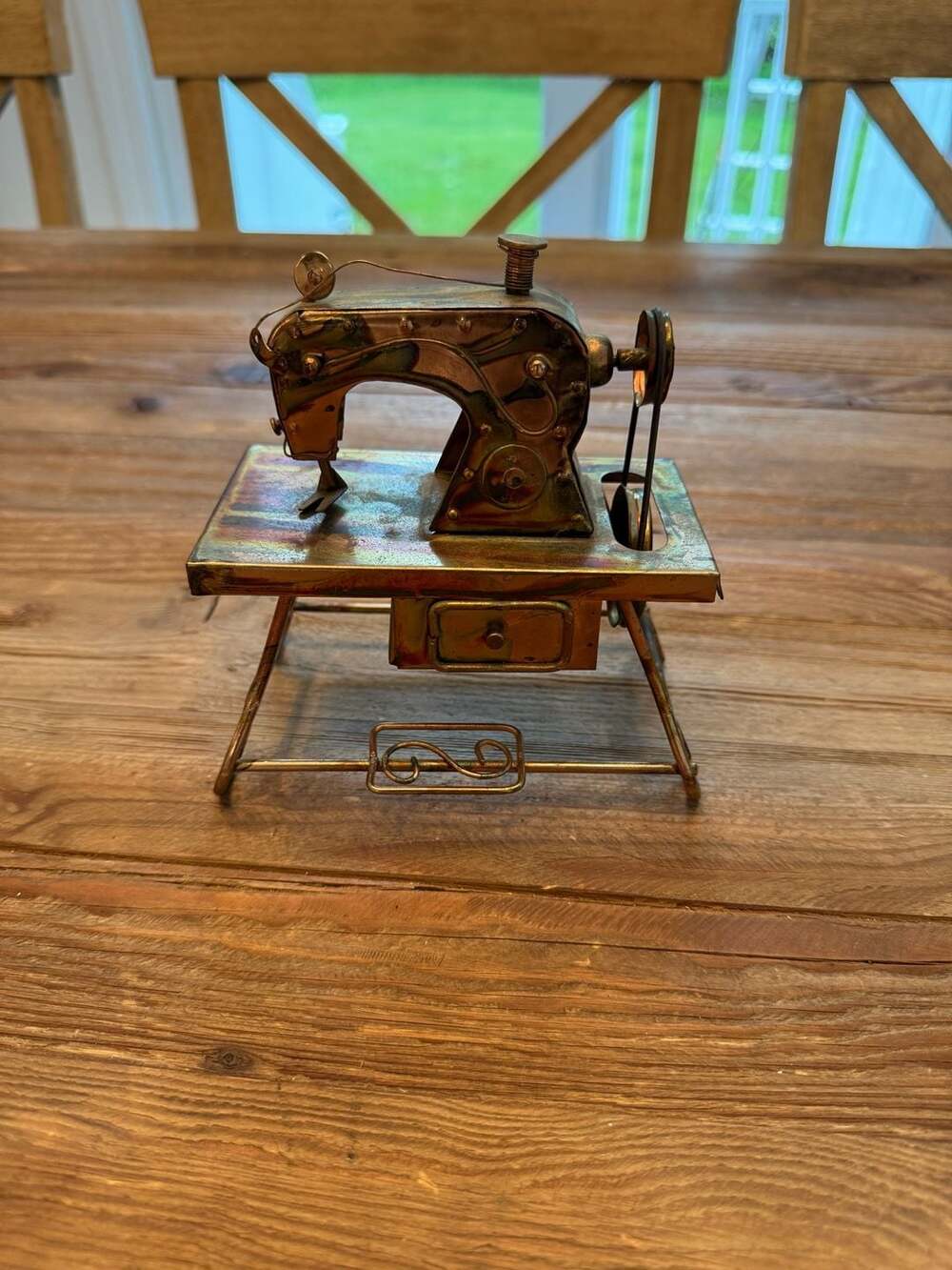 Berkeley Designs Vintage Style Metal Sewing Machine Music Box
